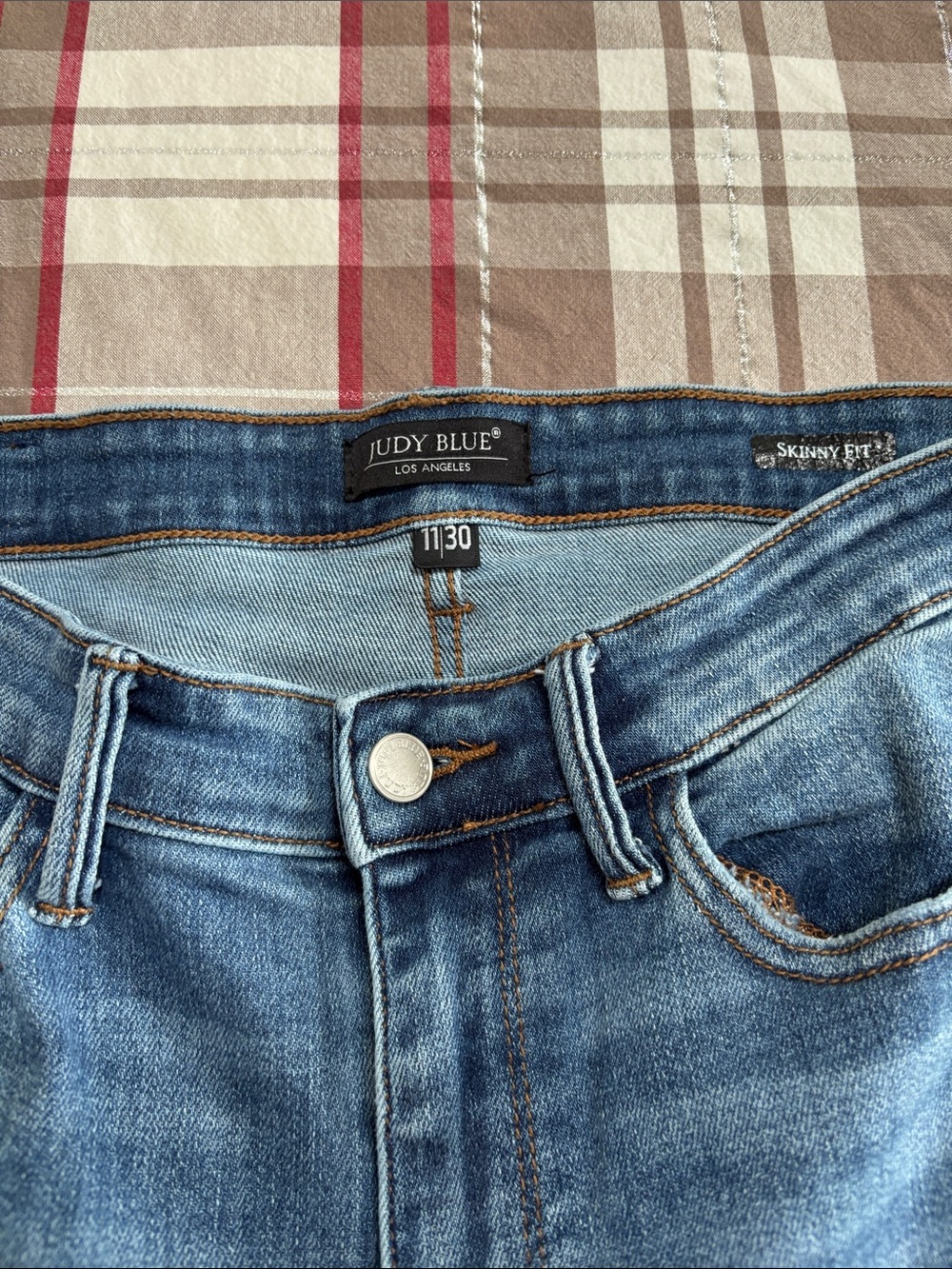 Judy Blue Medium Blue Skinny Fit Jeans